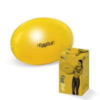 Gymnastikball Eggball 45x65cm gelb Original Pezzi